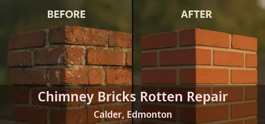 Chimney Bricks Rotten Repair Calder, Edmonton - AB