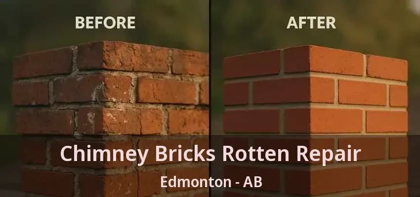 Chimney Bricks Rotten Repair Edmonton - AB