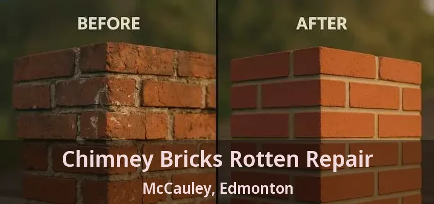 Chimney Bricks Rotten Repair McCauley, Edmonton - AB