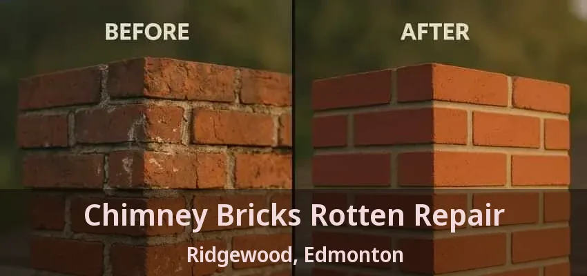 Chimney Bricks Rotten Repair Ridgewood, Edmonton - AB
