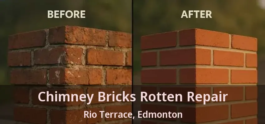 Chimney Bricks Rotten Repair Rio Terrace, Edmonton - AB