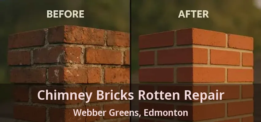 Chimney Bricks Rotten Repair Webber Greens, Edmonton - AB