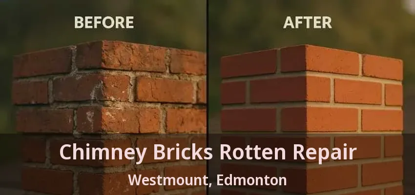 Chimney Bricks Rotten Repair Westmount, Edmonton - AB