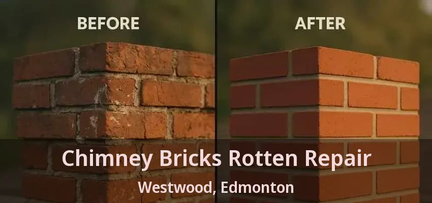 Chimney Bricks Rotten Repair Westwood, Edmonton - AB