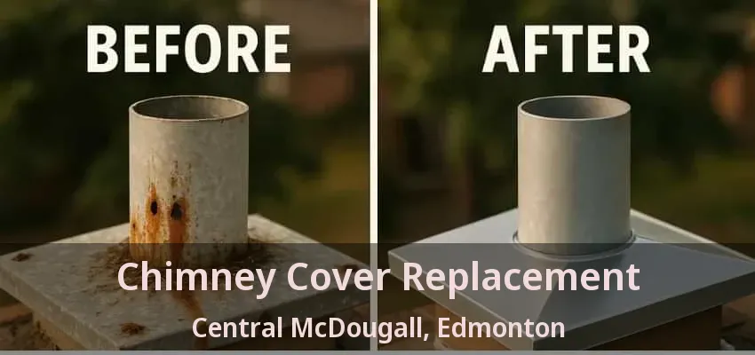 Chimney Cover Replacement Central McDougall, Edmonton - AB Chimney Cover Replacement Central McDougall, Edmonton - AB