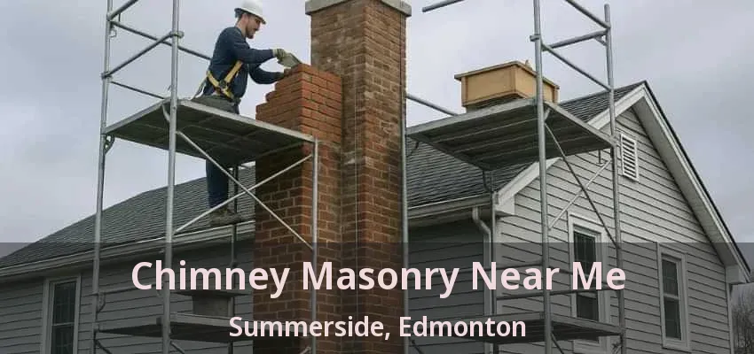 Chimney Masonry Near Me Summerside, Edmonton - AB