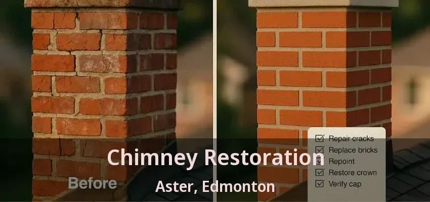 Chimney Restoration Aster, Edmonton - AB