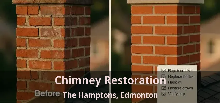 Chimney Restoration The Hamptons, Edmonton - AB Chimney Restoration The Hamptons, Edmonton - AB