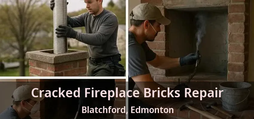 Cracked Fireplace Bricks Repair Blatchford, Edmonton - AB