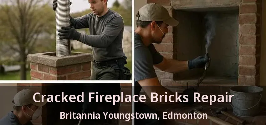 Cracked Fireplace Bricks Repair Britannia Youngstown, Edmonton - AB