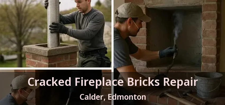 Cracked Fireplace Bricks Repair Calder, Edmonton - AB Cracked Fireplace Bricks Repair Calder, Edmonton - AB