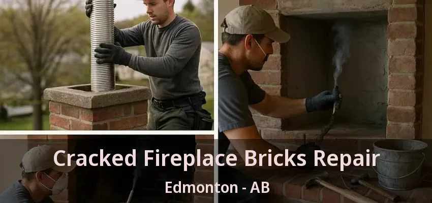 Cracked Fireplace Bricks Repair Edmonton - AB Cracked Fireplace Bricks Repair Edmonton - AB