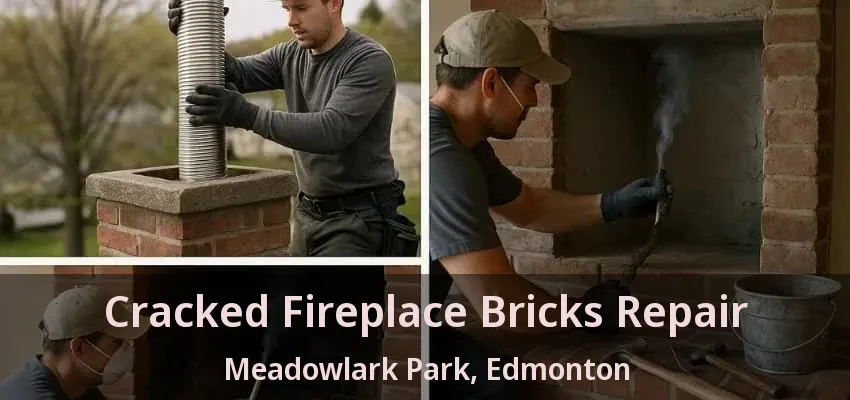 Cracked Fireplace Bricks Repair Meadowlark Park, Edmonton - AB