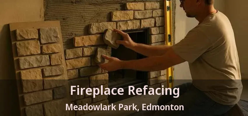 Fireplace Refacing Meadowlark Park, Edmonton - AB