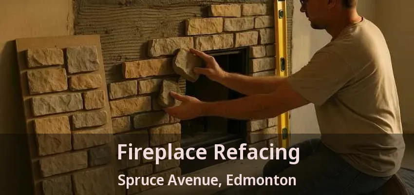Fireplace Refacing Spruce Avenue, Edmonton - AB